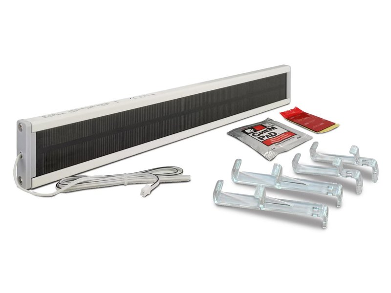 Somfy WireFree Li-ion solar panel kit with brackets and glass mount adhesive - Somfy product photo