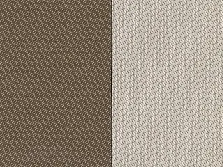 Phifer SheerWeave 2701/2703/2705/2710 1% shade fabric swatch in Oyster / Chestnut (2701 P92)