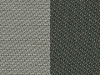 Phifer SheerWeave 2701/2703/2705/2710 1% shade fabric swatch in Charcoal / Taupe (2701 V65)