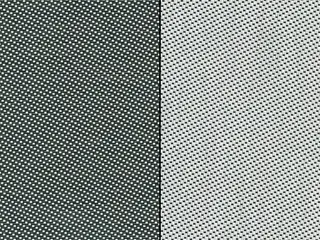 Phifer SheerWeave 4901/4903 1% shade fabric swatch in Chalk / Black (4901 P25)