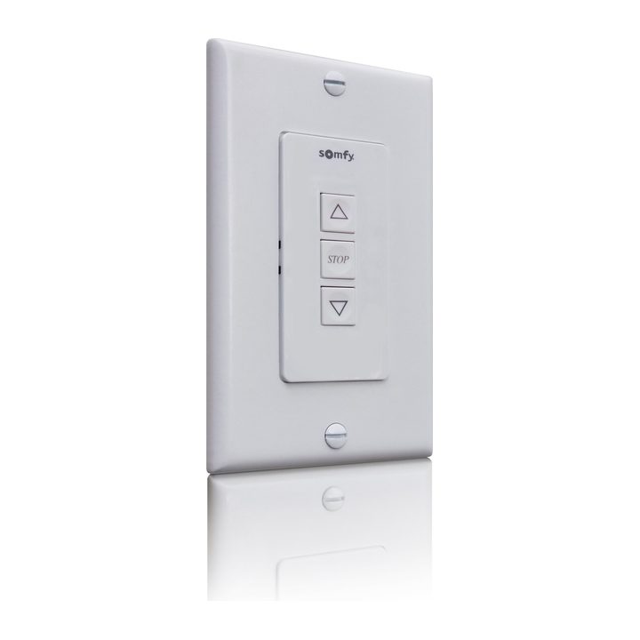 Dry Contact Open, Close, Stop Wall Switch (White)