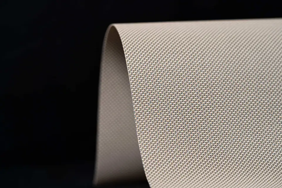 Essence Screen shade fabric in a room, photo 6 of 6 from TOP Window Covering
