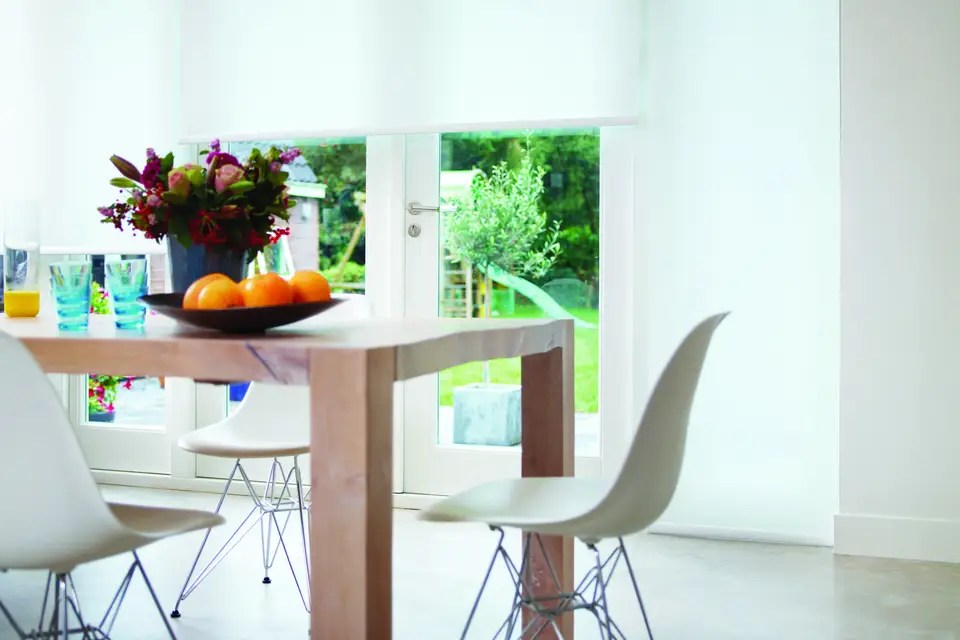 Trento Translucent shade fabric in a room, photo 1 of 3 from TOP Window Covering