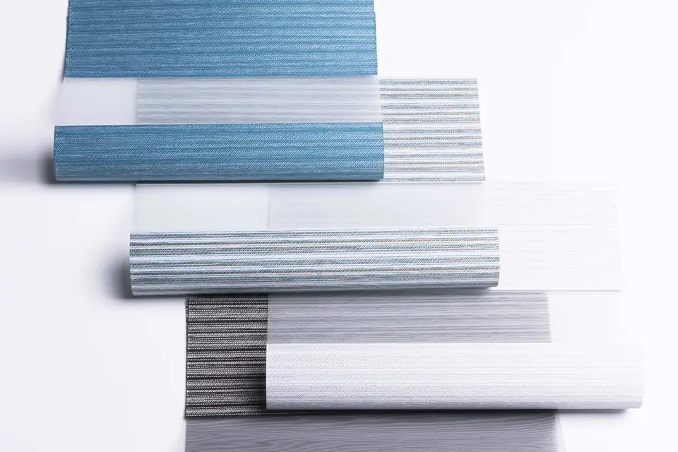 Twinlight Linea shade fabric in a room, photo 2 of 3 from TOP Window Covering