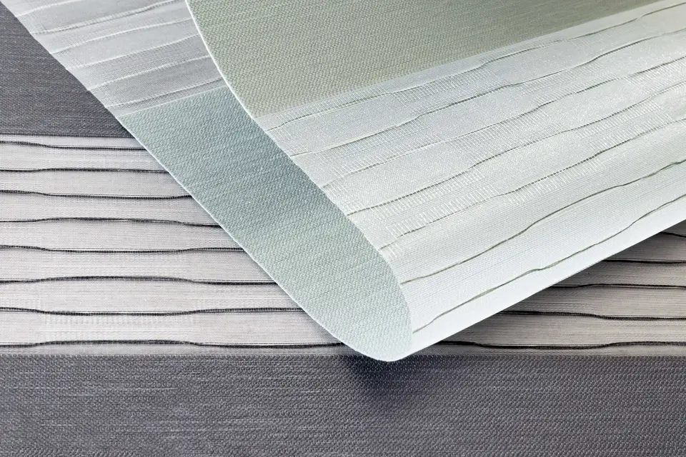 Twinlight Salsa shade fabric in a room, photo 2 of 2 from TOP Window Covering