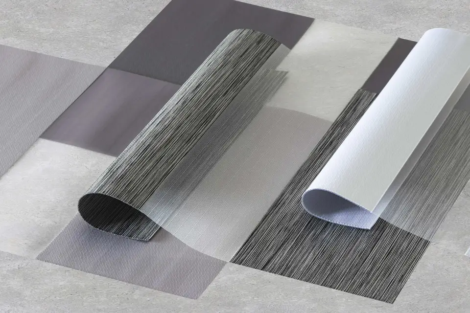 Twinlight Tango shade fabric in a room, photo 2 of 3 from TOP Window Covering