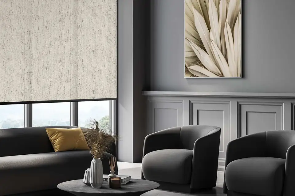 Varese shade fabric in a room, photo 1 of 3 from TOP Window Covering