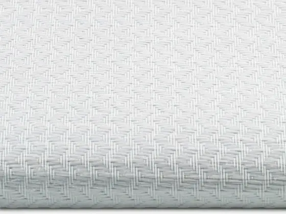 TOP Blues roller shade fabric swatch in Ice White (71004)
