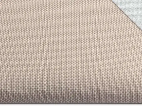 TOP C-Screen Blackout roller shade fabric swatch in Ivory (CB5-002)