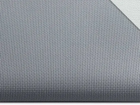 TOP C-Screen Blackout roller shade fabric swatch in Light Gray (CB5-007)