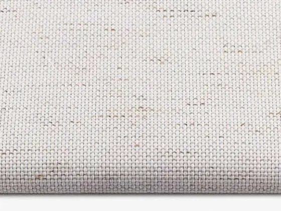 TOP C-Screen Linen 5% roller shade fabric swatch in White (CL5-001)