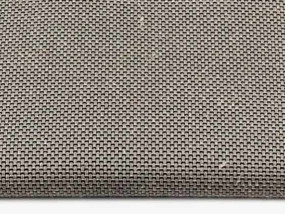 TOP C-Screen Linen 5% roller shade fabric swatch in Gray (CL5-005)