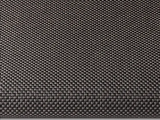 TOP Essence Screen 1% roller shade fabric swatch in Black/Brown (E1-008)