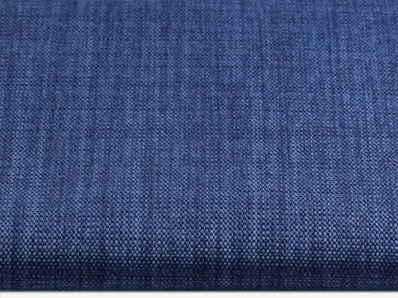 TOP Linen Look Blackout roller shade fabric swatch in Indigo (47019)
