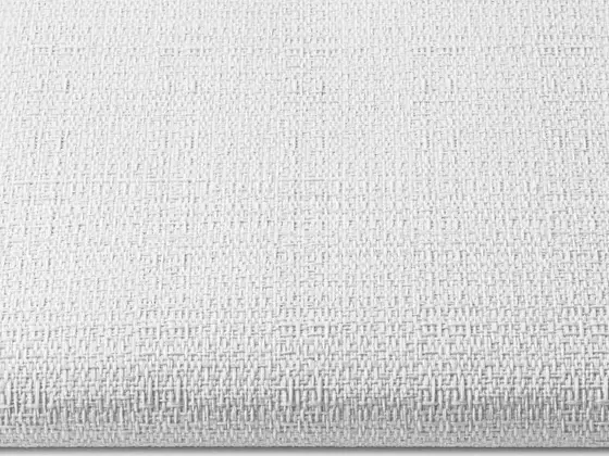 TOP Milan Blackout roller shade fabric swatch in White (159005)
