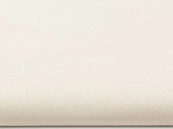 TOP Orient Blackout (colour backing) roller shade fabric swatch in Cream (155009)