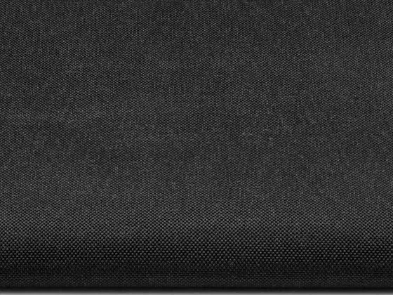 TOP Orient Blackout (colour backing) roller shade fabric swatch in Black (155040)