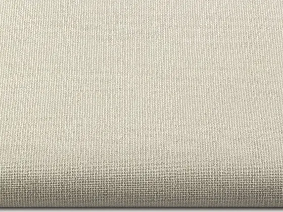TOP Orient Blackout (white backing) roller shade fabric swatch in Soft Beige (134513)