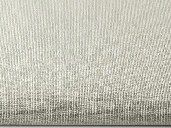 TOP Orient Blackout (white backing) roller shade fabric swatch in Ivory (134521)