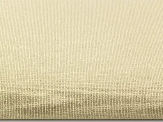 TOP Orient Blackout (white backing) roller shade fabric swatch in Vanilla (134524)