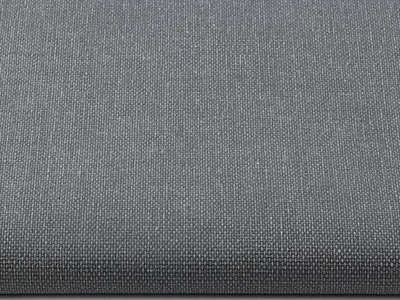 TOP Orient Blackout (white backing) roller shade fabric swatch in Pure Gray (134531)