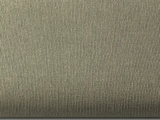 TOP Orient Blackout (white backing) roller shade fabric swatch in Oil Green (134538)