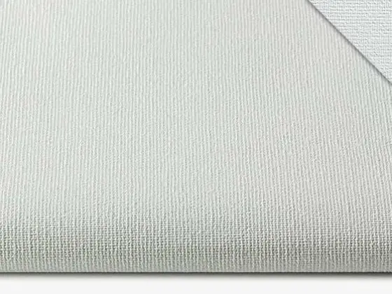 TOP Orient FR Blackout roller shade fabric swatch in White (134440 FR)