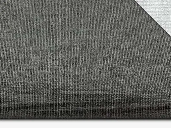 TOP Orient FR Blackout roller shade fabric swatch in Dark Gray (134506 FR)
