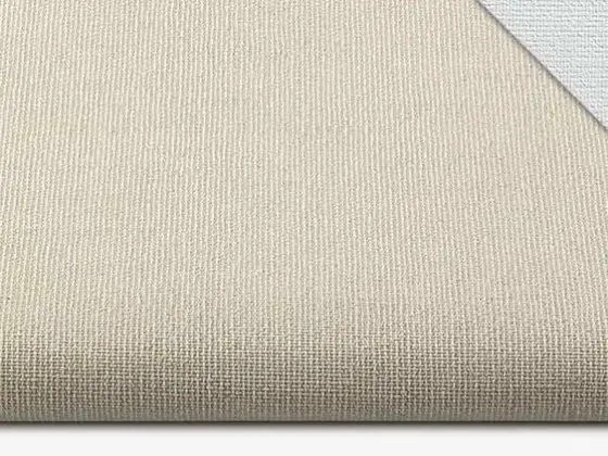 TOP Orient FR Blackout roller shade fabric swatch in Soft Beige (134513 FR)