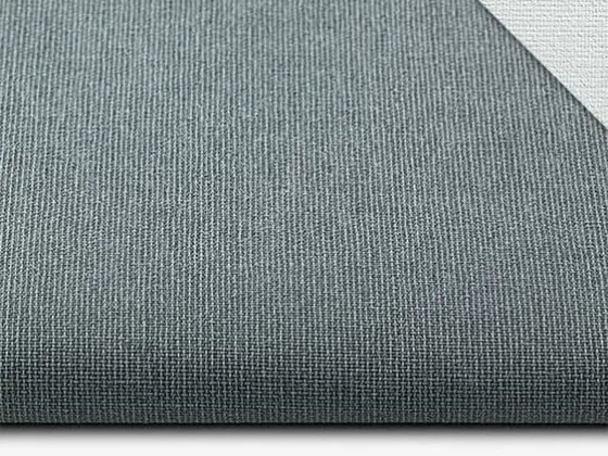 TOP Orient FR Blackout roller shade fabric swatch in Cool Gray (134537 FR)