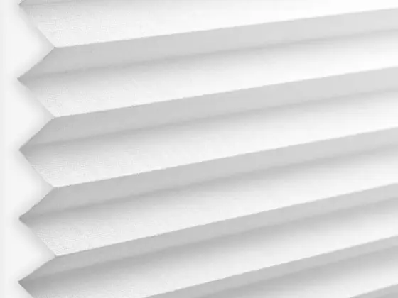 TOP Orient Pleated pleated shade fabric swatch in Beige (55001-P-20)