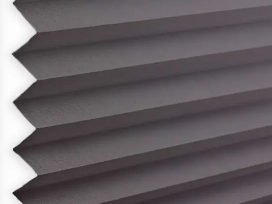 TOP Orient Pleated pleated shade fabric swatch in Fig (55010-P-20)