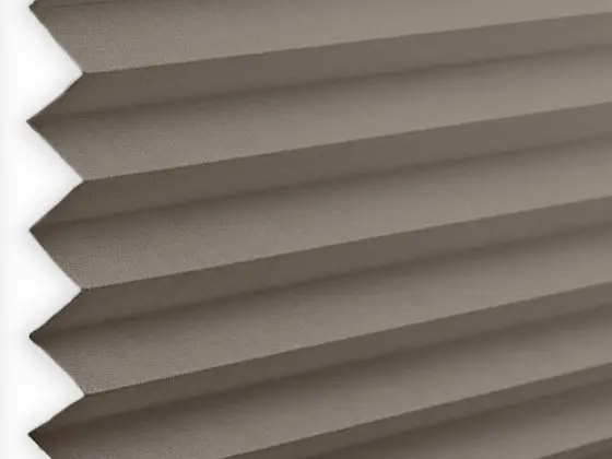 TOP Orient Pleated pleated shade fabric swatch in Wild Dove (55013-P-20)