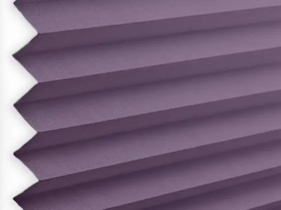 TOP Orient Pleated pleated shade fabric swatch in Lavender (55016-P-20)