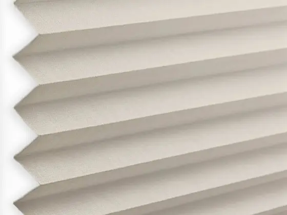 TOP Orient Pleated pleated shade fabric swatch in Havana Beige (55029-P-20)