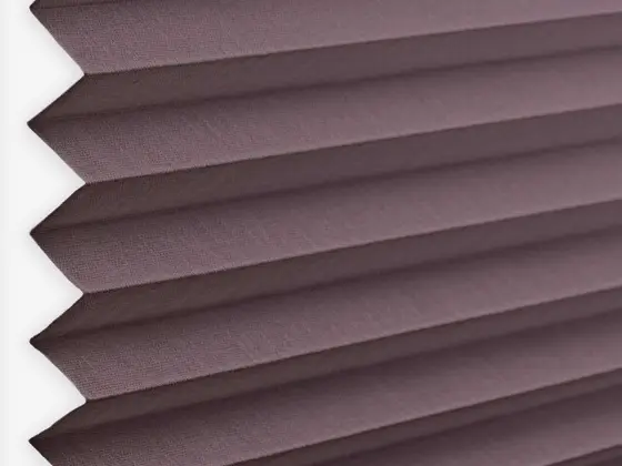 TOP Orient Pleated pleated shade fabric swatch in Orchid (55034-P-20)