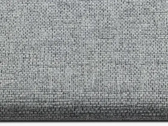 TOP Palermo Blackout roller shade fabric swatch in Mid Gray (184003)