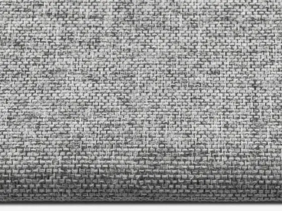 TOP Palermo Transparent roller shade fabric swatch in Mid Gray (84003)