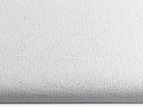 TOP Perugia Blackout roller shade fabric swatch in White (178001)
