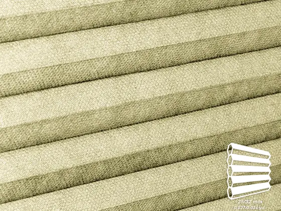 TOP Primitivo Translucent honeycomb shade fabric swatch in Twill (82528)