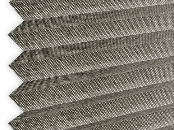 TOP Puglia Pleated pleated shade fabric swatch in Render (72006-P-20)