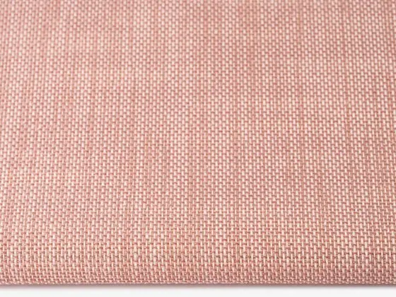 TOP Puglia Transparent roller shade fabric swatch in Misty Rose (72009)