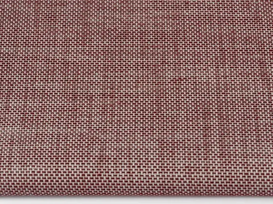 TOP Puglia Transparent roller shade fabric swatch in Pomegranate (72010)