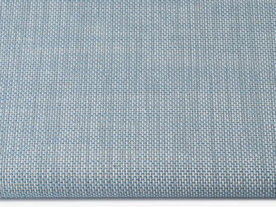 TOP Puglia Transparent roller shade fabric swatch in Adriatic Blue (72011)
