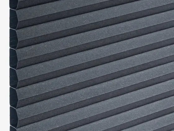 TOP Ripasso Blackout 20 mm honeycomb shade fabric swatch in Mid Gray (85621-20)