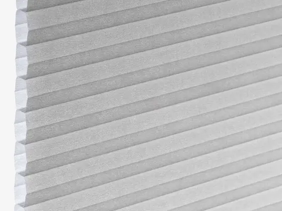 TOP Ripasso Translucent 20 mm honeycomb shade fabric swatch in Light Gray (85514-20)