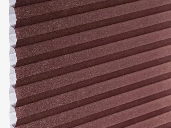 TOP Ripasso Translucent 25 mm honeycomb shade fabric swatch in Red (85526-25)