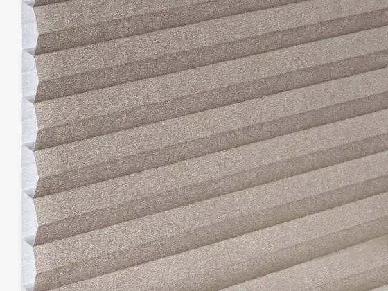 TOP Ripasso Translucent 25 mm honeycomb shade fabric swatch in Taupe (85527-25)