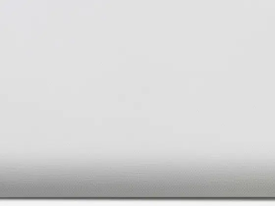 TOP Riva Blackout roller shade fabric swatch in White (125001)
