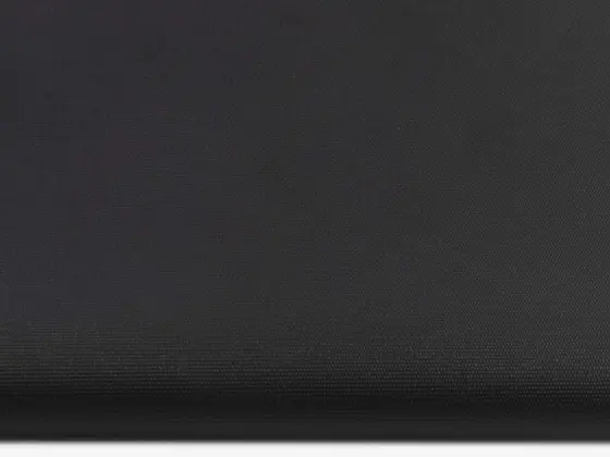 TOP Riva Blackout roller shade fabric swatch in Black (125006)